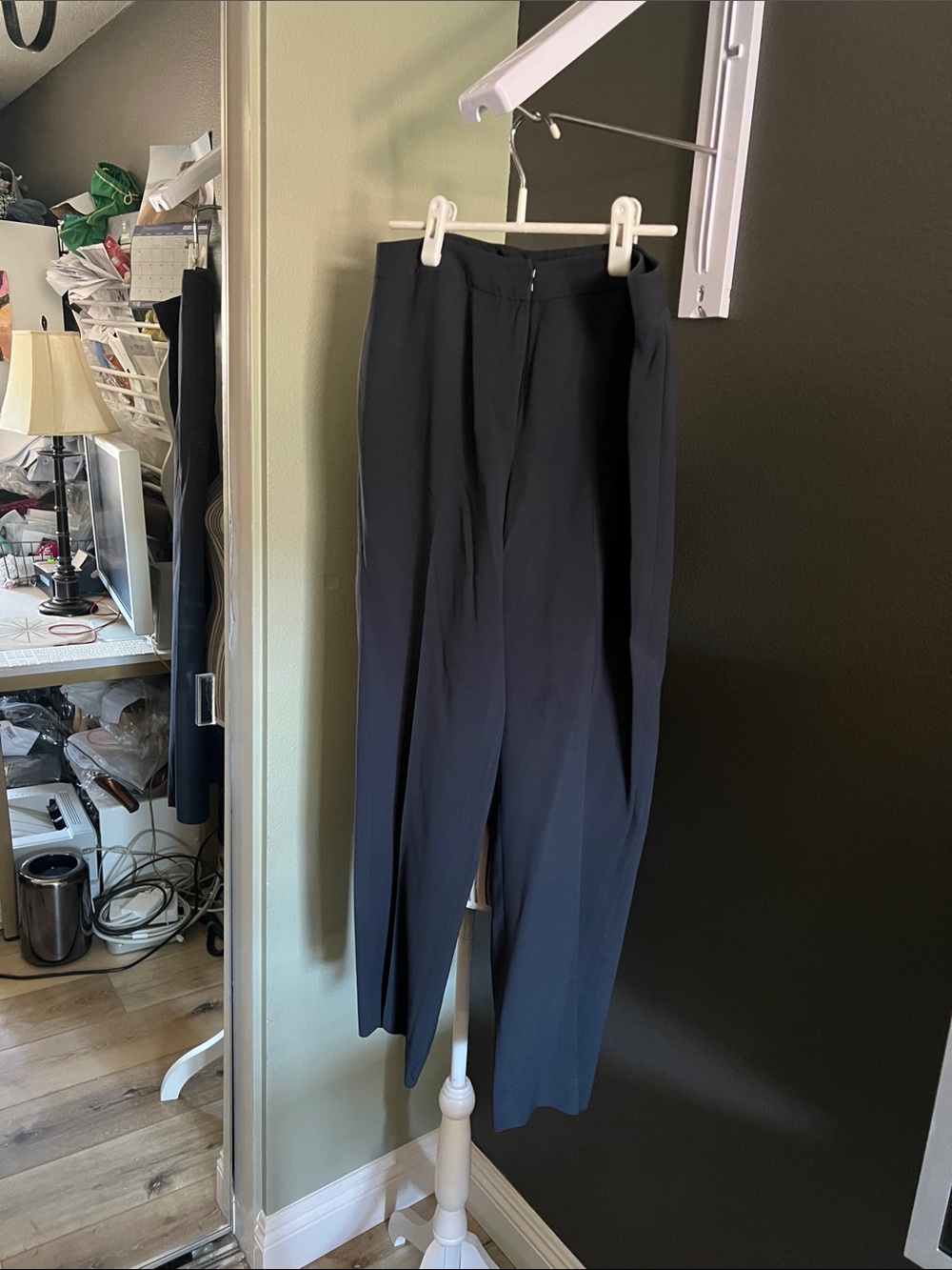 Lafayette 148, size 14, navy slacks, Barrow style, EUC